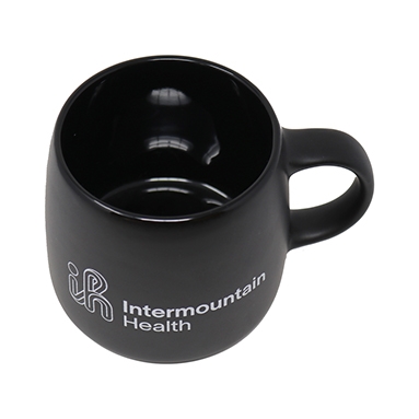 CERAMIC WIDE BOTTOM MUG - CERMUG_IH_BLK