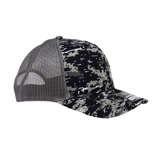 RICHARDSON DIGITAL CAMO HAT - 112P_IH_BLKCMO