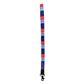 THREAD NECK LANYARD-MULTI STRIPE