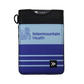 THREAD VERTICAL WALLET-BLUE STRIPE