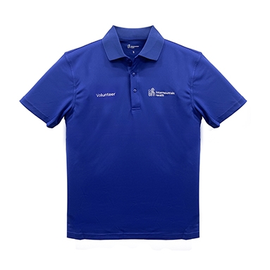 Unisex Volunteer Cobalt Polos