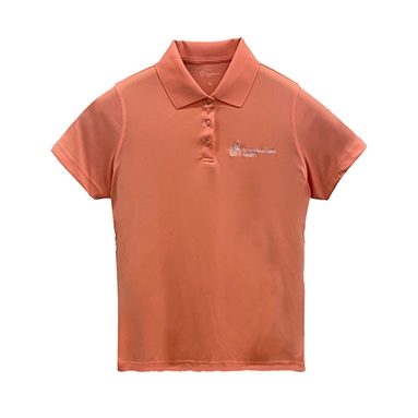 WOMENS POLO CORAL