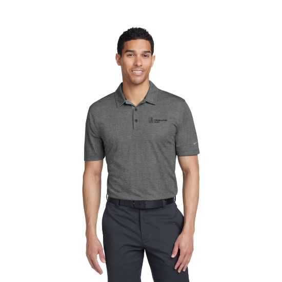 Nike Men's Crosshatch Drifit Polo - 838965_IH_AN_