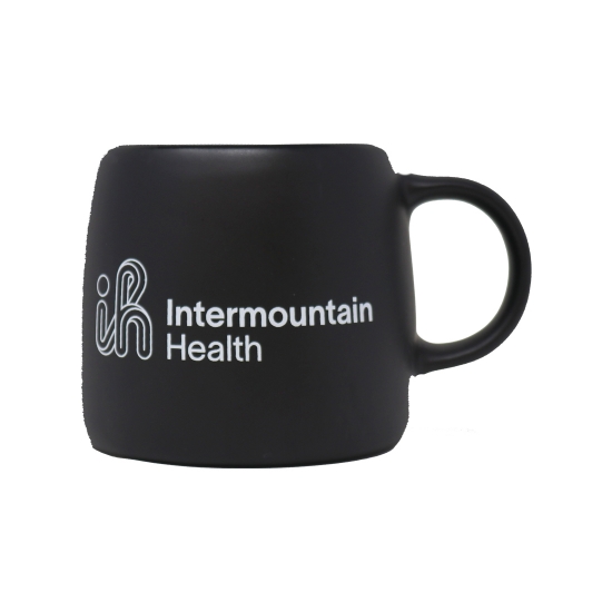 CERAMIC WIDE BOTTOM MUG  - CERMUG_IH_BLK