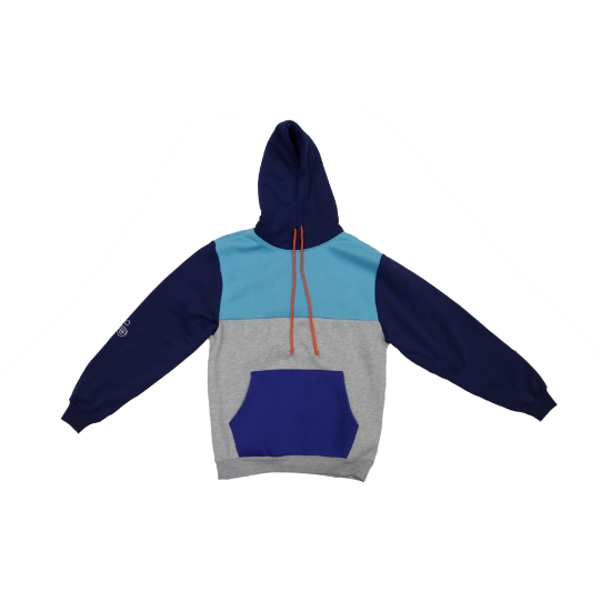 Color Blocked Unisex Hoodie - HOODIE_IH_