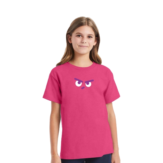 Hanes Youth Tee Wow Pink - ICH_5480_WP_