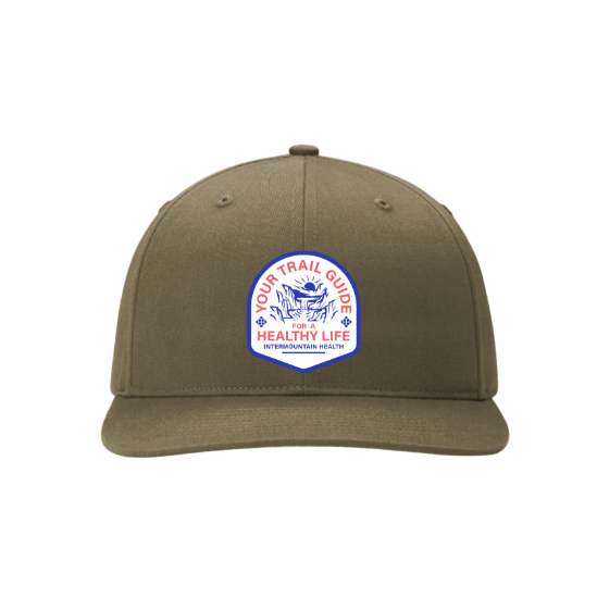 Canyons Landscape Khaki Flat Brim Hat - IHCAN_FTHAT_TAN