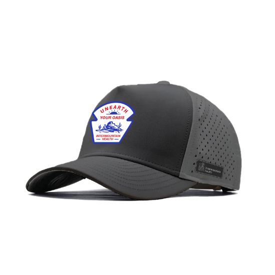 Desert Landscape Gray Perforated Hat - IHDES_PFHAT_GY