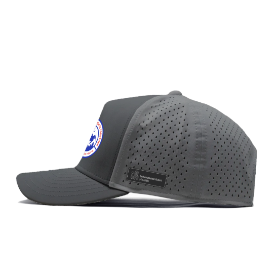 Peaks Landscape Gray Perforated Hat - IHPEA_PFHAT_GY