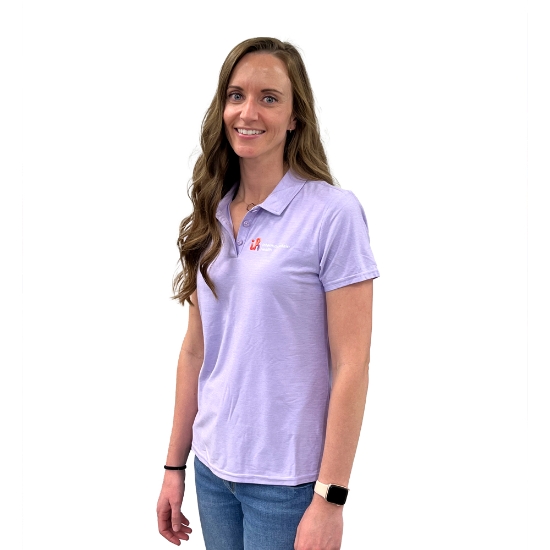 Antiqua Women's Matter Polo Lilac Heather - IH_105235_LH_