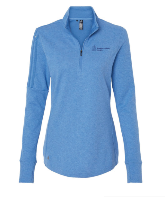 Adidas Women's 3-Stripes Quarter-Zip Pullover - IH_A555ZIP_