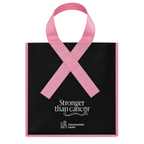 Ribbon-Trim Reusable Tote - IH_BCA4721_TOTE