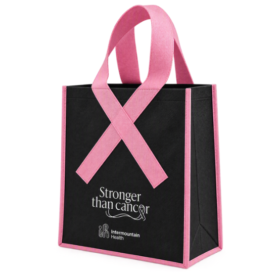 Ribbon-Trim Reusable Tote - IH_BCA4721_TOTE