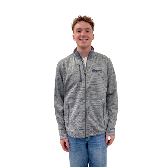 Port Authority® Digi Stripe Fleece Jacket - IH_F231_GR_