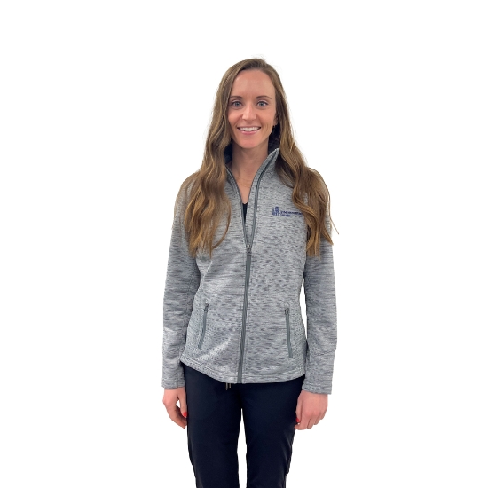 Port Authority® Women's Digi Stripe Fleece Jacket - IH_L231_GR_