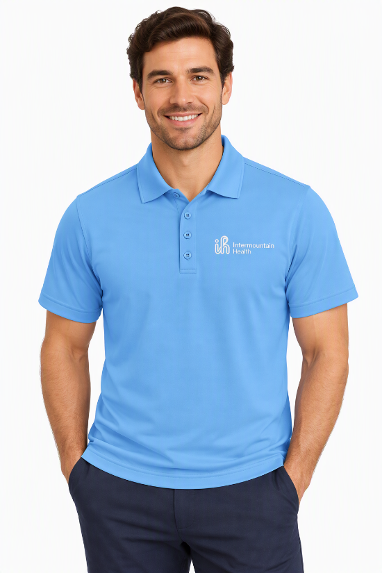 Men's Soft Blue Polo  - IH_M_POLO_SB