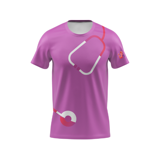 Sublimated Tee Stethescope Berry - IH_STETEE_PU_