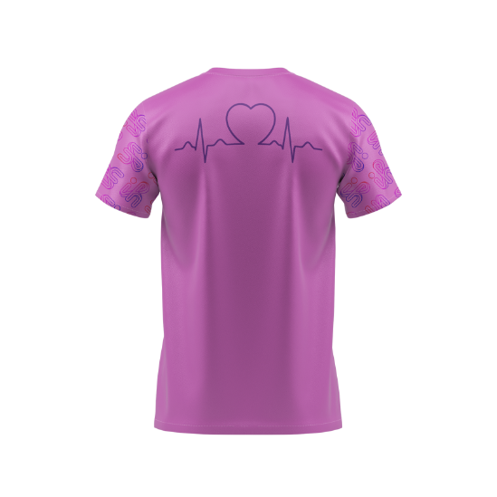 Sublimated Tee Heartbeat Light Purple - IH_TEEFF_MP_