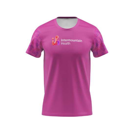 Sublimated Tee Heartbeat Berry - IH_TEEFF_PU_