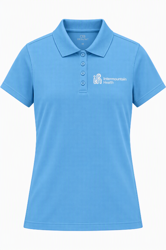 Women's Soft Blue Polo  - IH_W_POLO_SB
