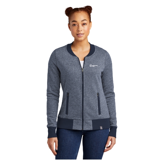 Women's New Era French Terry Full Zip - LNEA503_IH_N_