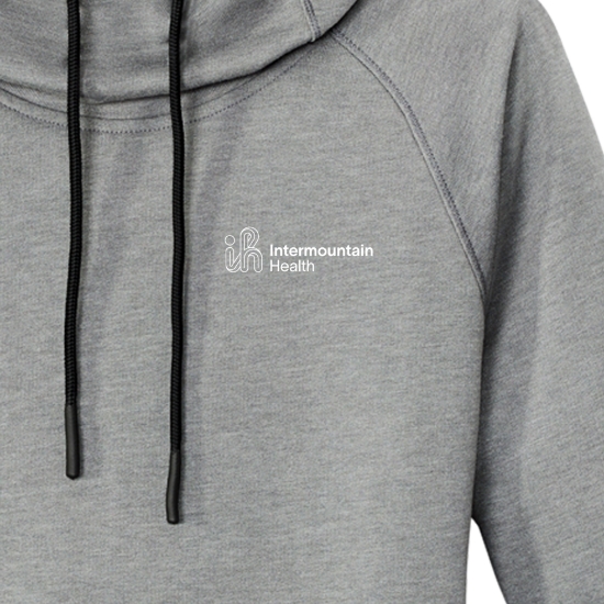 Women's New Era Triblend Pullover Hoodie - LNEA510_IH_G_