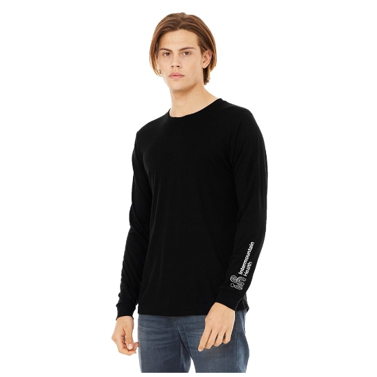 Men's Long Sleeve Black Tee - LS_BLKTEE_