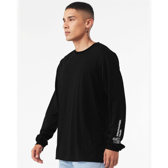 Men's Long Sleeve Black Tee - LS_BLKTEE_