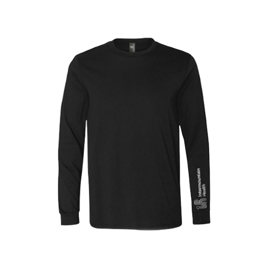 Men's Long Sleeve Black Tee - LS_BLKTEE_