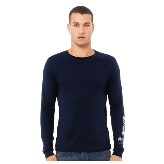 Men's Long Sleeve Navy Tee - LS_NVTEE_
