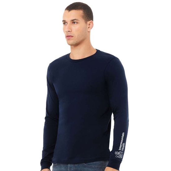 Men's Long Sleeve Navy Tee - LS_NVTEE_