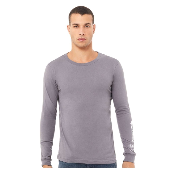 Mens Long Sleeve Storm Grey Tee - LS_STORMT_