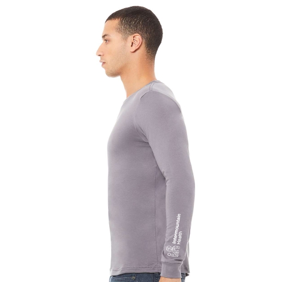Mens Long Sleeve Storm Grey Tee - LS_STORMT_