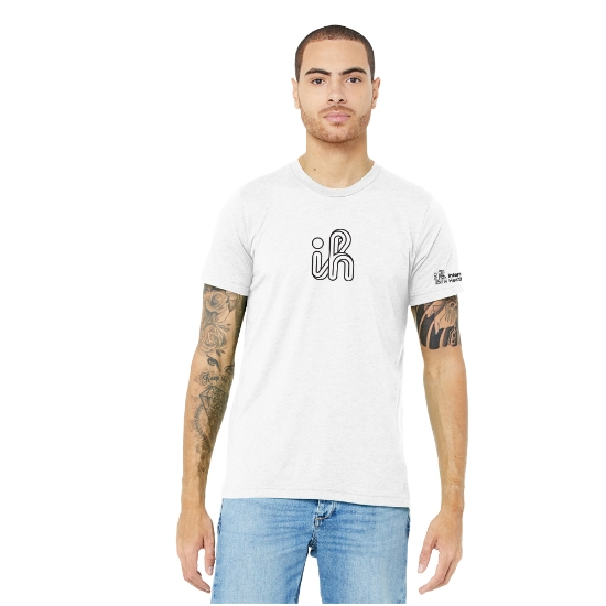 UNISEX TRIBLEND S/S TEE-WHITE - UNITEE_WH_