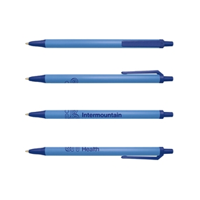 BIC CLIK STIC SOFT BLUE AND NAVY - PK/25