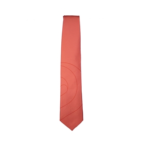 SILK TIE-CORAL